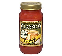 Classico Pasta Sauce Four Cheese Jar - 24 Oz