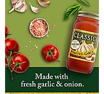 Classico Pasta Sauce Roasted Garlic Jar - 24 Oz
