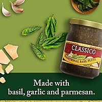 Classico Signature Recipes Sauce & Spread Traditional Basil Pesto Jar - 8.1 Oz - Image 3