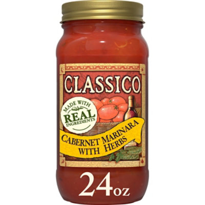 Classico Cabernet Marinara with Herbs Pasta Sauce Jar - 24 Oz - Image 1