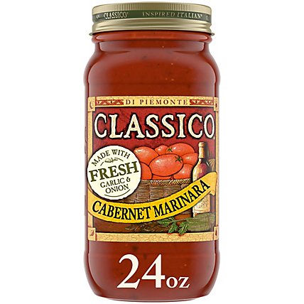 Classico Cabernet Marinara with Herbs Pasta Sauce Jar - 24 Oz - Image 3