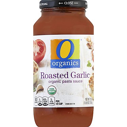 O Organics Organic Pasta Sauce Roasted Garlic - 25 Oz - Image 2
