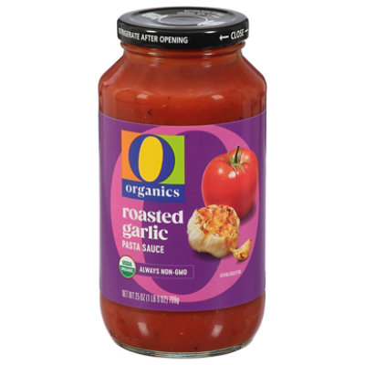 O Organics Pasta Sauce Roasted Garlic - 25 Oz - Image 1