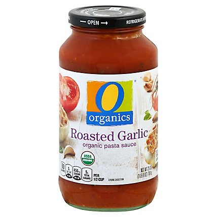O Organics Organic Pasta Sauce Roasted Garlic - 25 Oz - Image 1