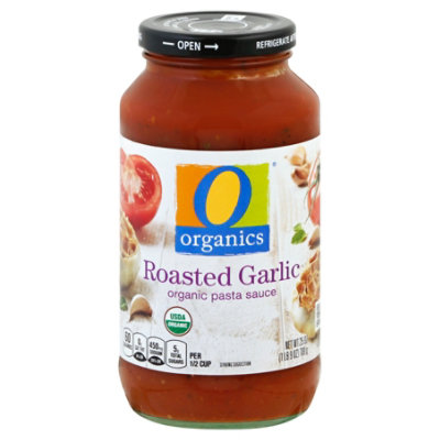 O Organics Organic Pasta Sauce Roasted Garlic - 25 Oz