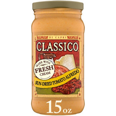 Classico Pasta Sauce Alfredo Sun Dried Tomato Jar 15 Oz Safeway