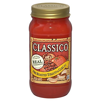 Classico Fire Roasted Tomato & Garlic Pasta Sauce Jar - 24 Oz - Image 5