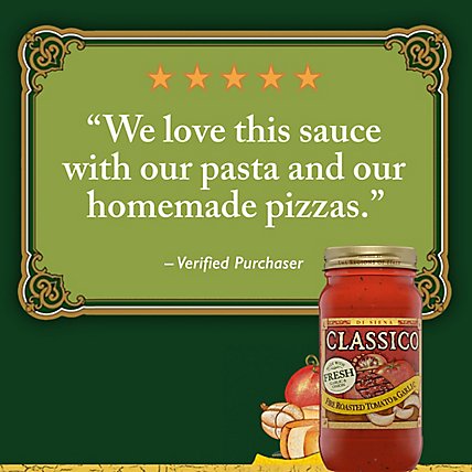 Classico Fire Roasted Tomato & Garlic Pasta Sauce Jar - 24 Oz - Image 9