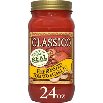 Classico Fire Roasted Tomato & Garlic Pasta Sauce Jar - 24 Oz - Image 1