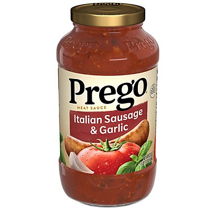 Prego Meat Sauce Italian Sausage & Garlic - 23.5 Oz - Image 2