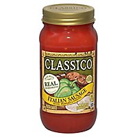 Classico Italian Sausage Pasta Sauce with Peppers & Onions Jar - 24 Oz - Image 2
