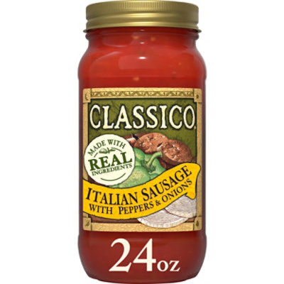 Classico Italian Sausage with Peppers & Onions Pasta Sauce - 24 Oz - Image 1
