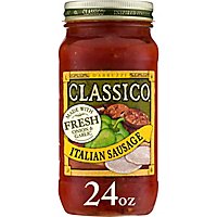 Classico Italian Sausage Pasta Sauce with Peppers & Onions Jar - 24 Oz - Image 3