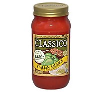 Classico Italian Sausage Pasta Sauce with Peppers & Onions Jar - 24 Oz