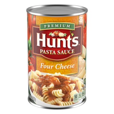 Hunts Pasta Sauce Four Cheese - 24 Oz