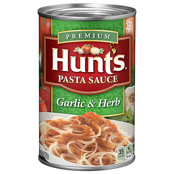 Hunt's Garlic & Herb Pasta Sauce - 24 Oz