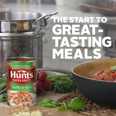 Hunt's Garlic & Herb Pasta Sauce - 24 Oz - Image 2