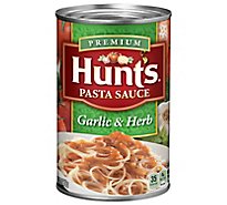 Hunts Pasta Sauce Garlic & Herb Can - 24 Oz