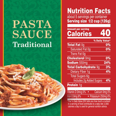 Hunt's Traditional Pasta Sauce - 24 Oz - Image 2