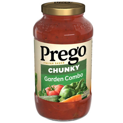 Prego Chunky Garden Combo Pasta Sauce - 23.75 Oz - Image 1