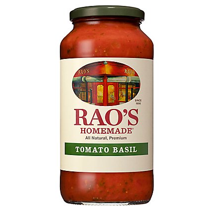 Raos Homemade Sauce Marinara with Fresh Basil Tomato Basil Jar - 24 Oz - Image 1