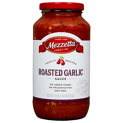 Mezzetta Napa Valley Homemade Sauce Roasted Garlic & Caramelized Onions Jar - 25 Oz