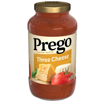 Prego Three Cheese Pasta Sauce - 24 Oz - Image 1