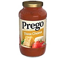 Prego Italian Sauce Three Cheese - 24 Oz