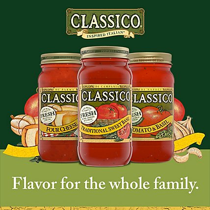 Classico Traditional Sweet Basil Pasta Sauce Jar - 24 Oz - Image 7