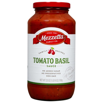 Mezzetta Napa Valley Bistro Pasta Sauce Tomato Basil Jar - 25 Oz - Image 3