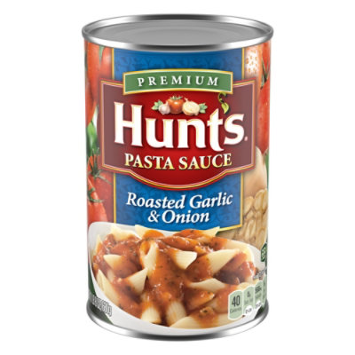 Hunt's Pasta Sauce with Roasted Garlic & Onion - 24 Oz - Image 1