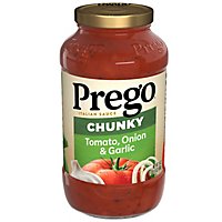 Prego Italian Sauce Chunky Garden Tomato Onion Garlic - 24 Oz - Image 2