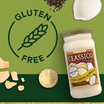 Classico Four Cheese Alfredo Pasta Sauce - 15 Oz. - Image 5