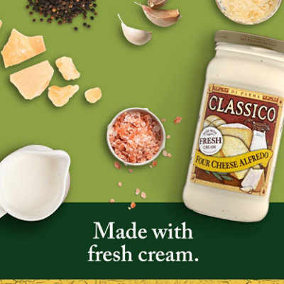 Classico Four Cheese Alfredo Pasta Sauce - 15 Oz. - Image 3