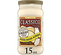 Classico Pasta Sauce Alfredo Four Cheese Jar - 15 Oz