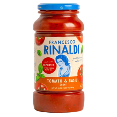 Francesco Rinaldi Pasta Sauce Chunky Tomato & Basil Jar - 24 Oz - Image 2