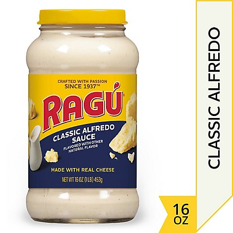 RAGU Cheese Creations Pasta Sauce Classic Alfredo Jar - 16 Oz