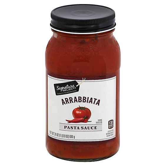Signature SELECT Pasta Sauce Arrabbiata Jar - 24 Oz