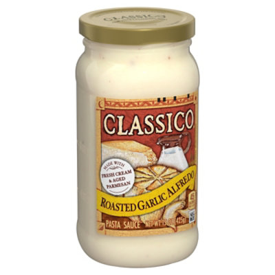 Classico Roasted Garlic Alfredo Pasta Sauce Jar - 15 Oz - Image 7