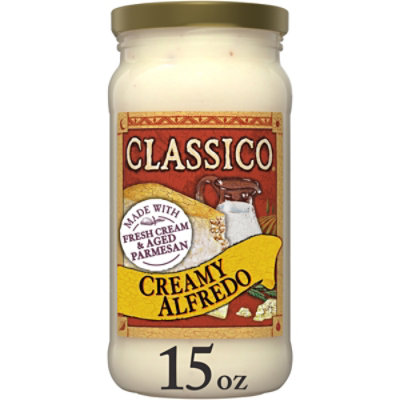 Classico Creamy Alfredo Pasta Sauce Jar - 15 Oz - Image 1