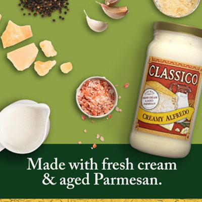 Classico Creamy Alfredo Pasta Sauce Jar - 15 Oz - Image 2