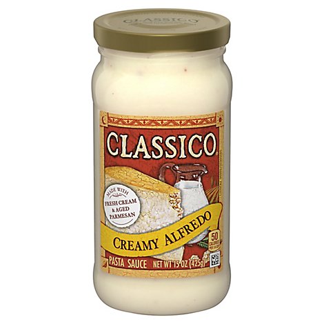 Classico Pasta Sauce Alfredo Creamy Jar - 15 Oz