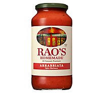 Raos Homemade Sauce Arrabbiata Hot Jar - 24 Oz