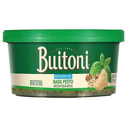 Buitoni Reduced Fat Pesto Basil Pasta Sauce - 7 Oz - Image 1