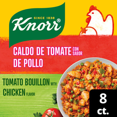 Knorr Bouillon Cubes Tomato Chicken 8 Count - 3.1 Oz - Image 2