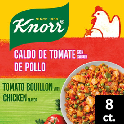 Knorr Bouillon Cubes Tomato Chicken 8 Count - 3.1 Oz