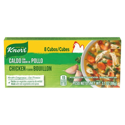 Knorr Cubes Bouillon Chicken Box 8 Count - 3.1 Oz - Image 3