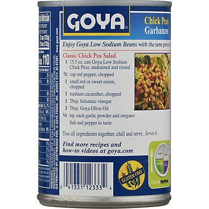 Goya Peas Chick Premium Low Sodium Can - 15.5 Oz - Image 6