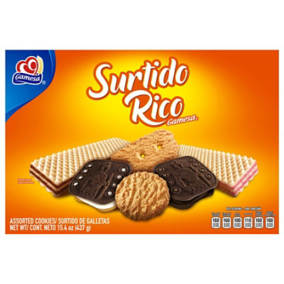 Gamesa Cookies Surtido Rico Assorted - 15.4 Oz - Image 2