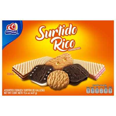 Gamesa Cookies Surtido Rico Assorted - 15.4 Oz